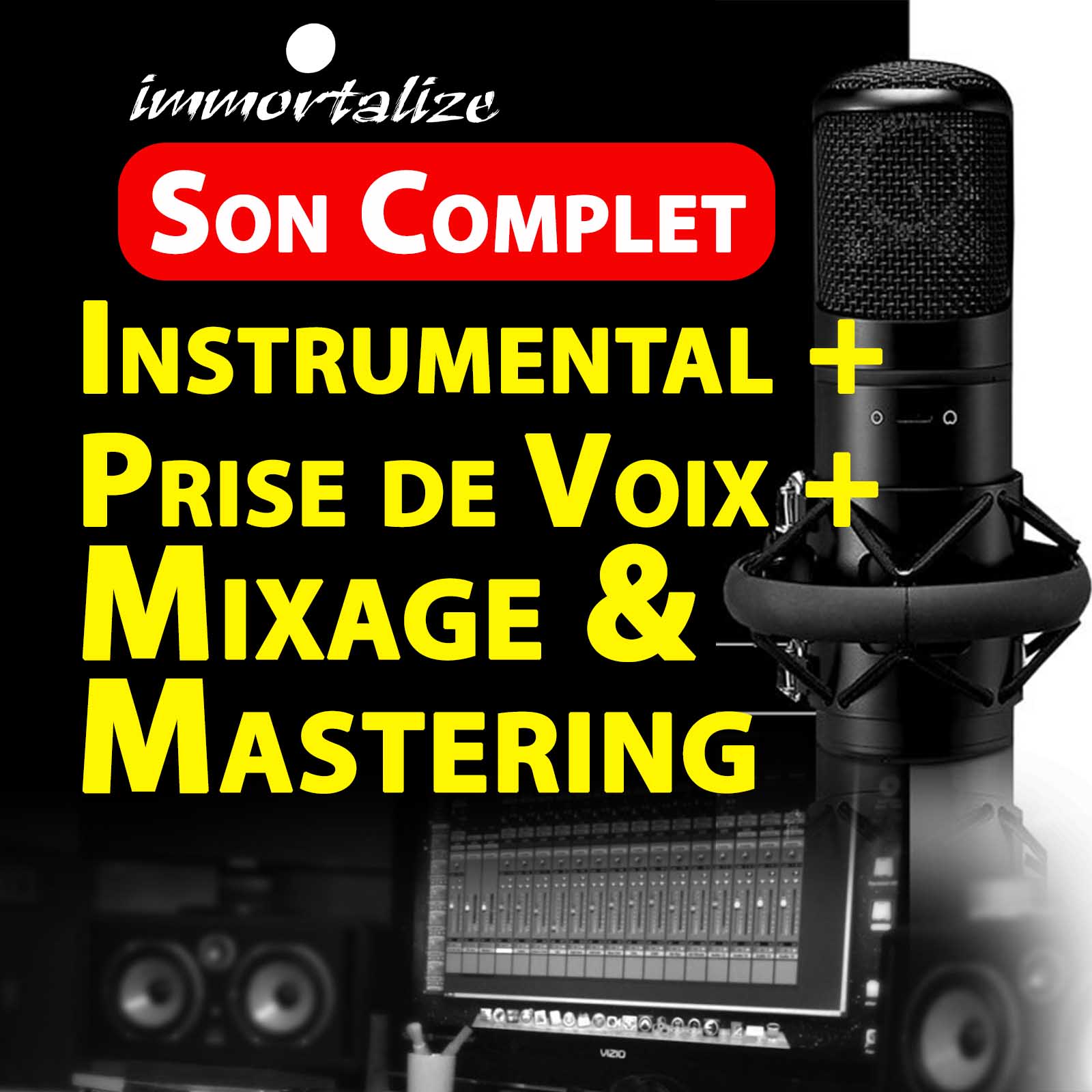 instrumental + enregistrement + mixage & mastering à douala
